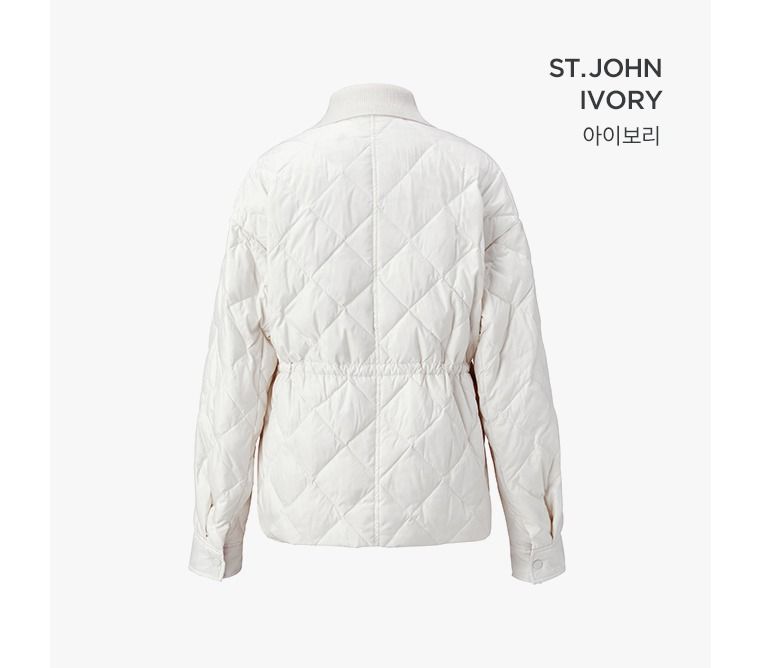 [최초가129000원]센존블루라벨 캐시울 니트카라 헝가리 구스자켓