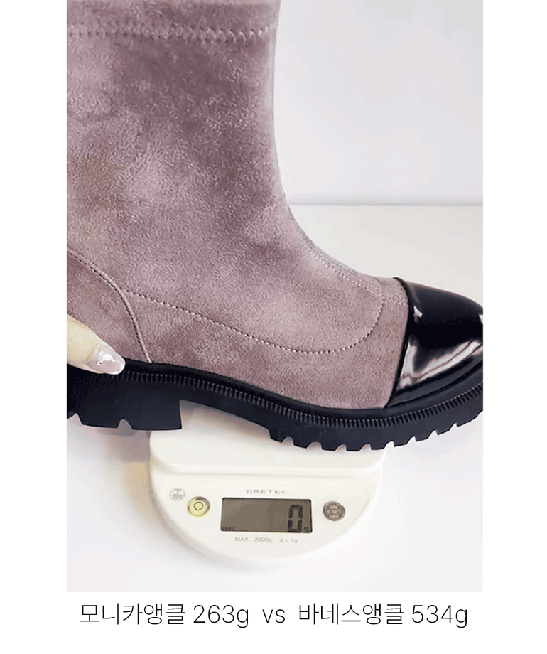 [최초가89,000원]23FW 모니카 앵클 스판부츠