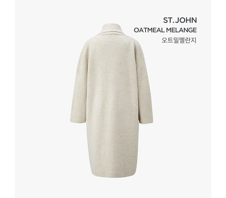 [센존블루라벨]23FW 라쿤 울 블랜디드 니트 코트