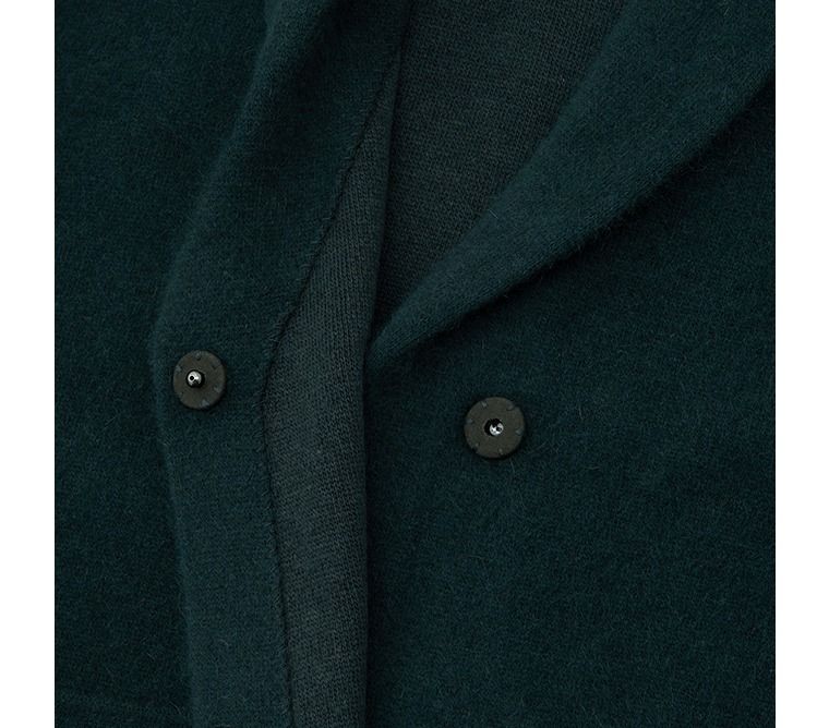 [센존블루라벨]23FW 라쿤 울 블랜디드 니트 코트