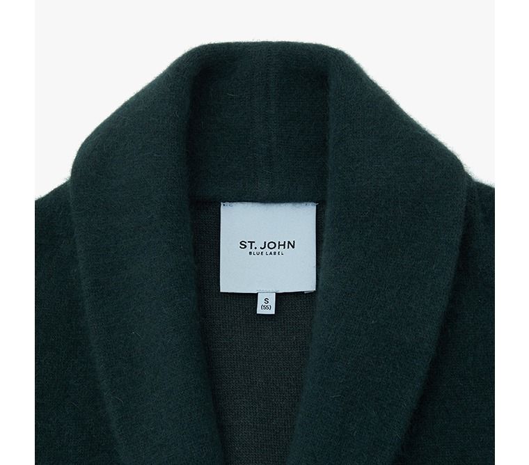 [센존블루라벨]23FW 라쿤 울 블랜디드 니트 코트