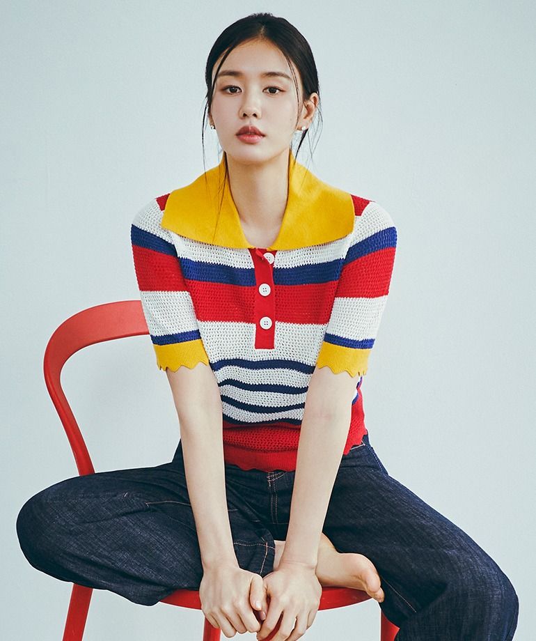 [최초가 69,900원]셀렙샵 에디션 24SS 크로셰 멀티스트라이프 2