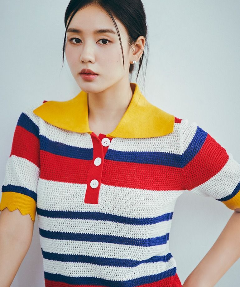 [최초가 69,900원]셀렙샵 에디션 24SS 크로셰 멀티스트라이프 2