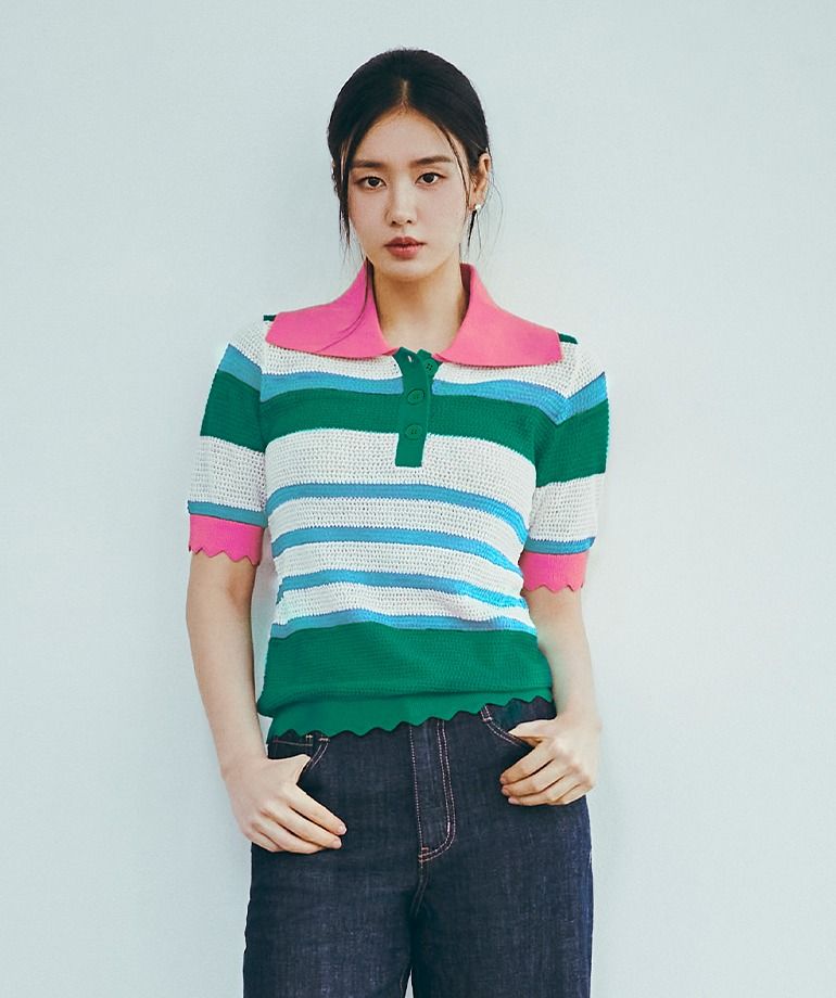 [최초가 69,900원]셀렙샵 에디션 24SS 크로셰 멀티스트라이프 2