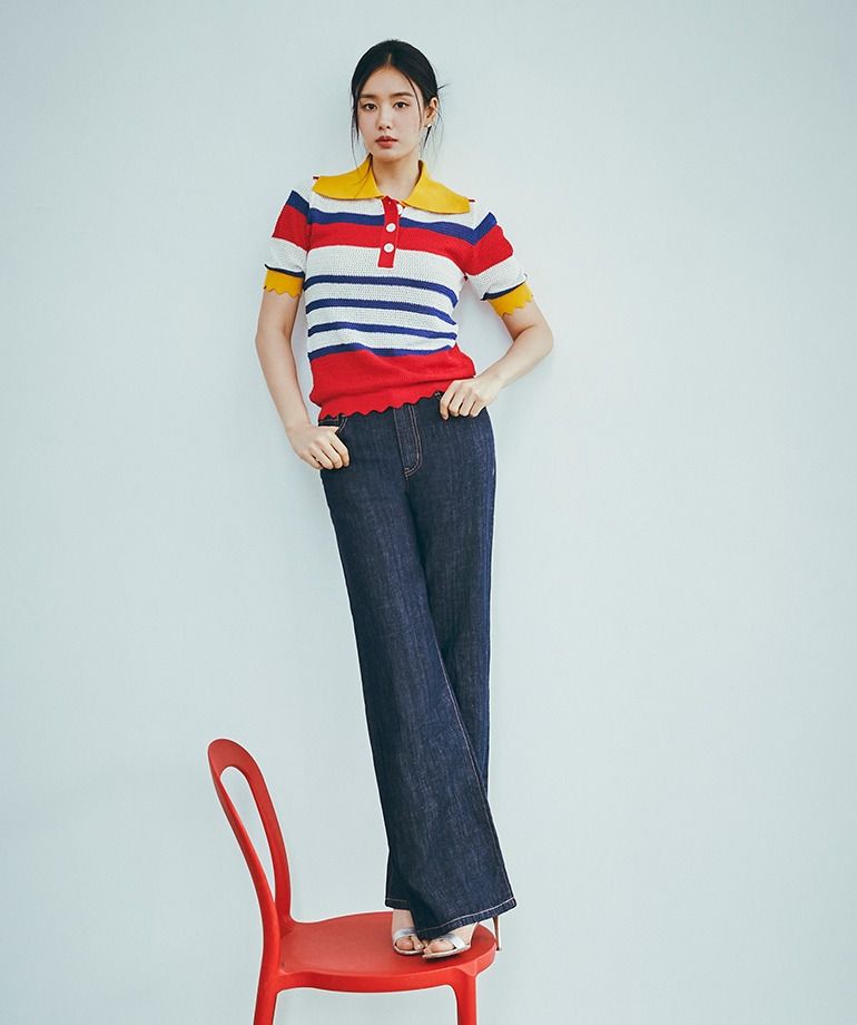 [최초가 69,900원]셀렙샵 에디션 24SS 크로셰 멀티스트라이프 2