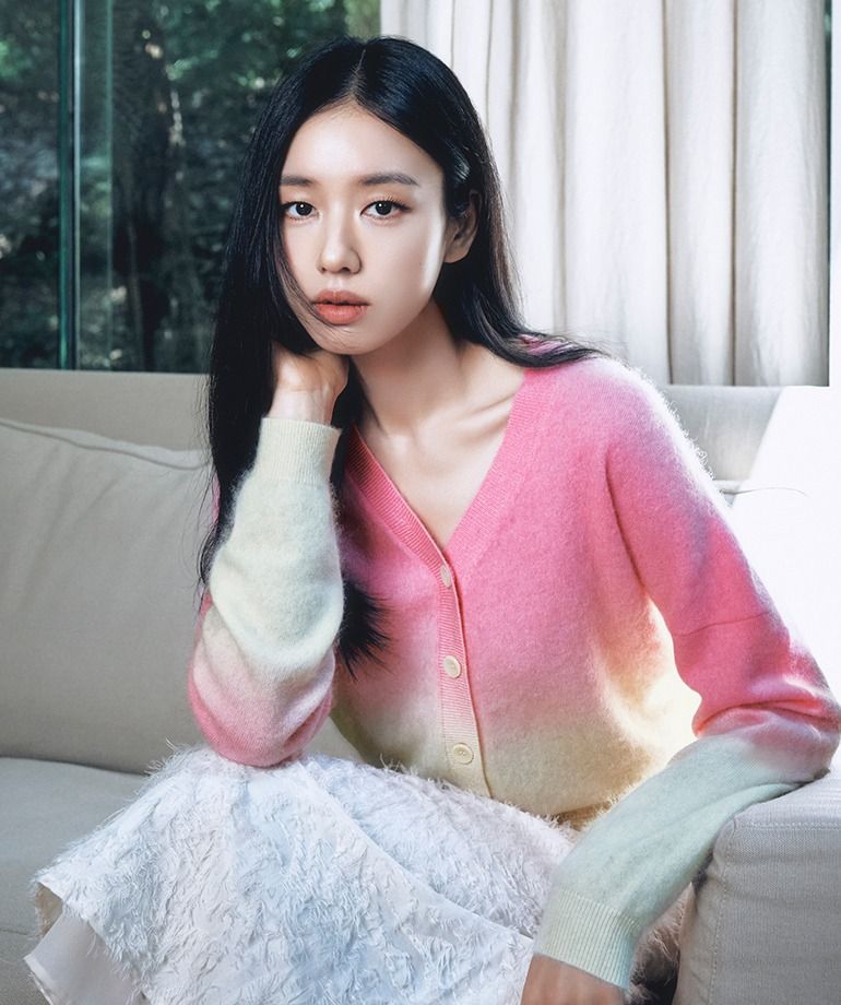 [최초가99,000]브러쉬드울100 그라데이션 가디건