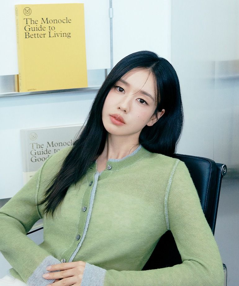 [최초가79,900]26SS 알파카혼방 레이어드 캔디가디건