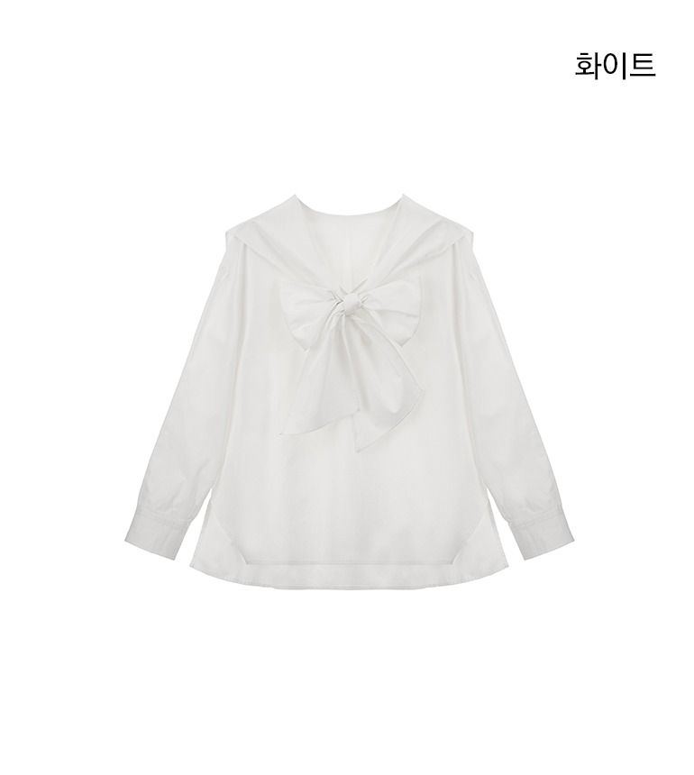 [동가게단독]26SS 오버핏 리본 셔츠