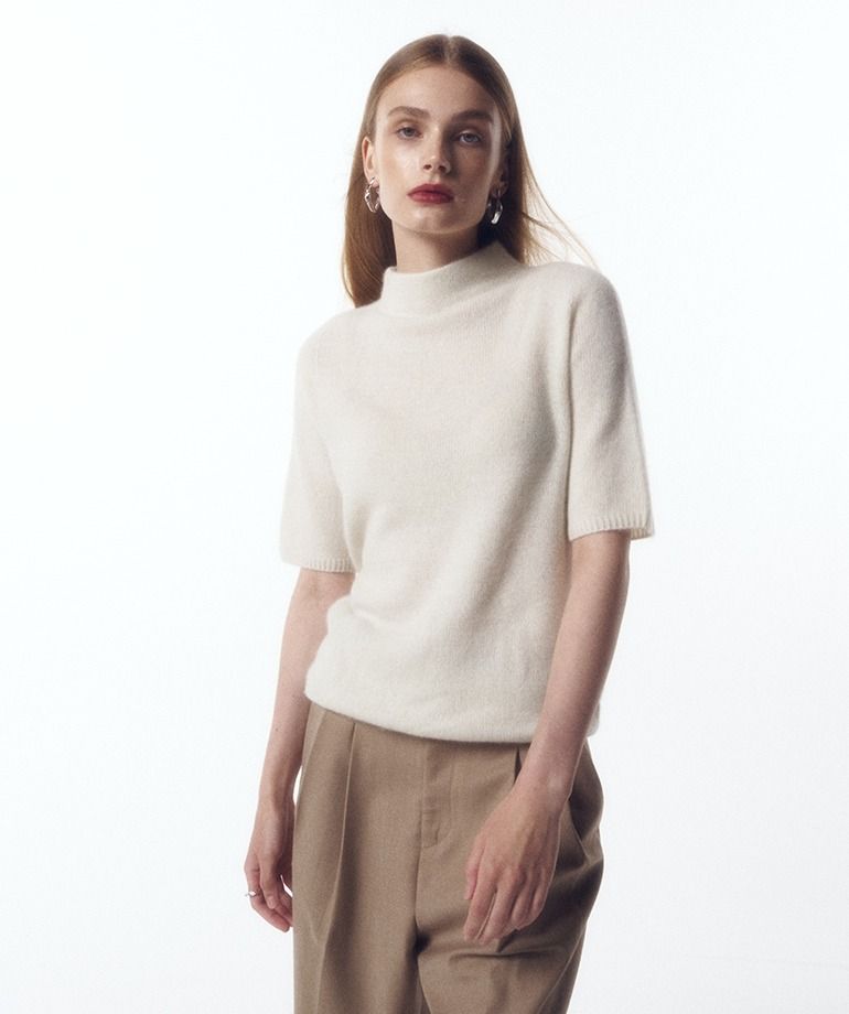 [온플]셀렙샵 에디션 23FW 라쿤 홀가먼트 하프니트