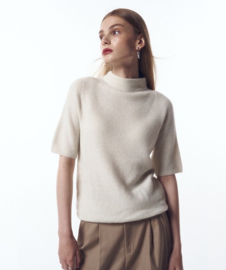 [온플]셀렙샵 에디션 23FW 라쿤 홀가먼트 하프니트