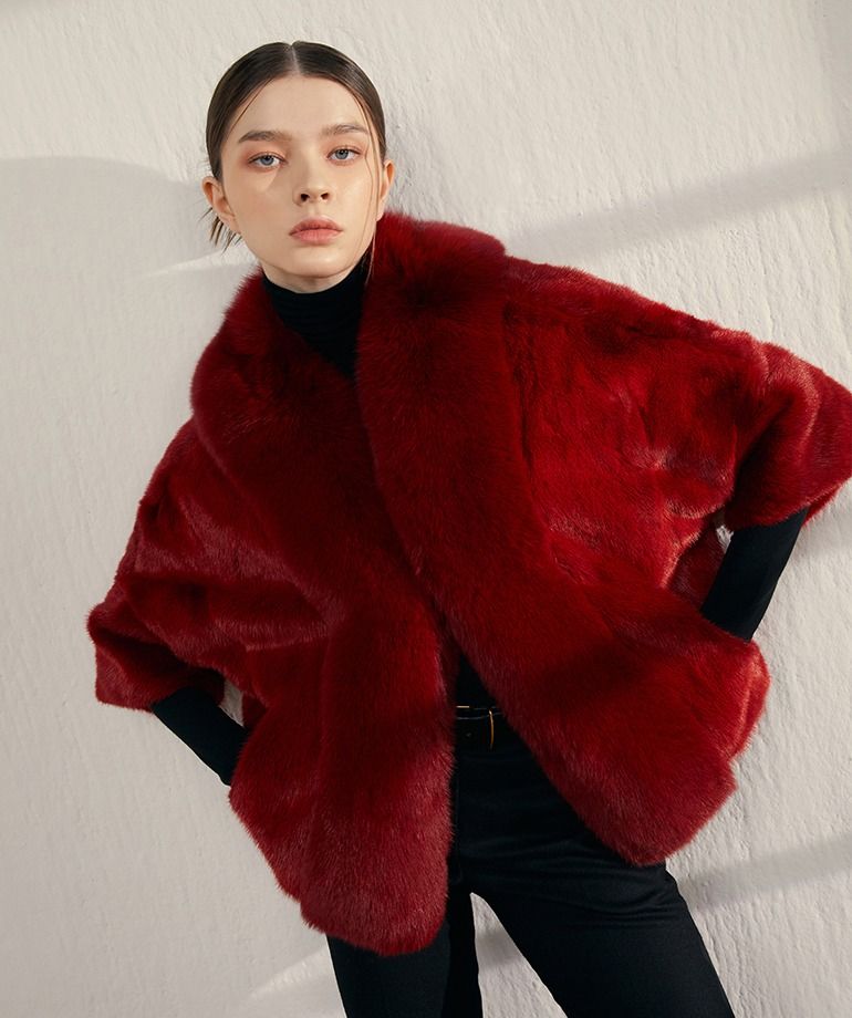 [최초69만원]셀렙샵 에디션 사가폭스 휘메일 풀스킨 밍크자켓