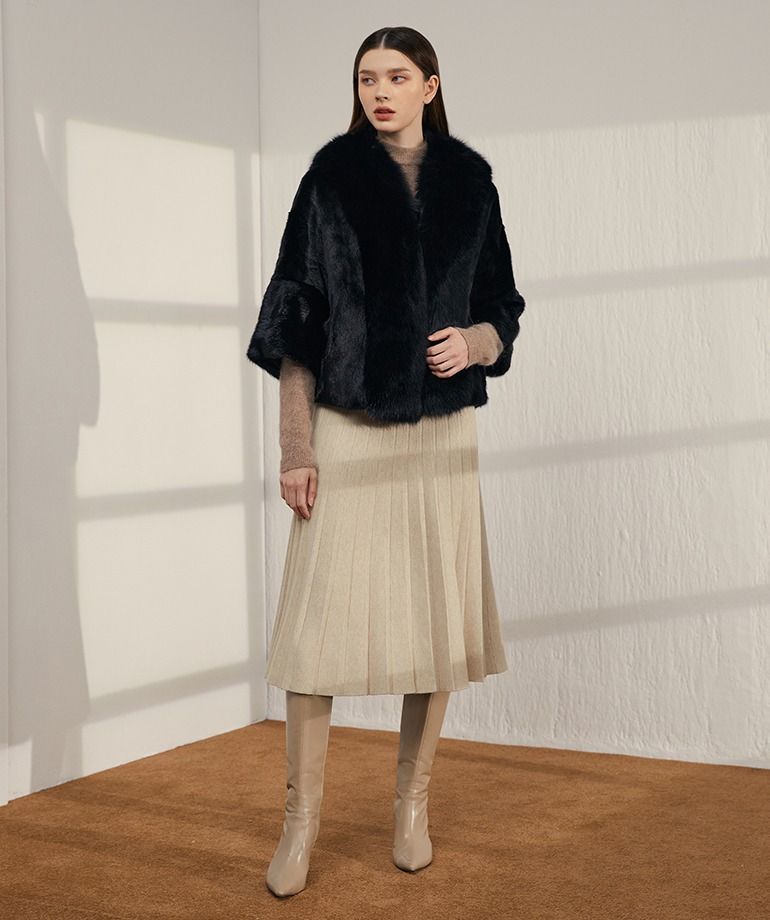 [최초69만원]셀렙샵 에디션 사가폭스 휘메일 풀스킨 밍크자켓