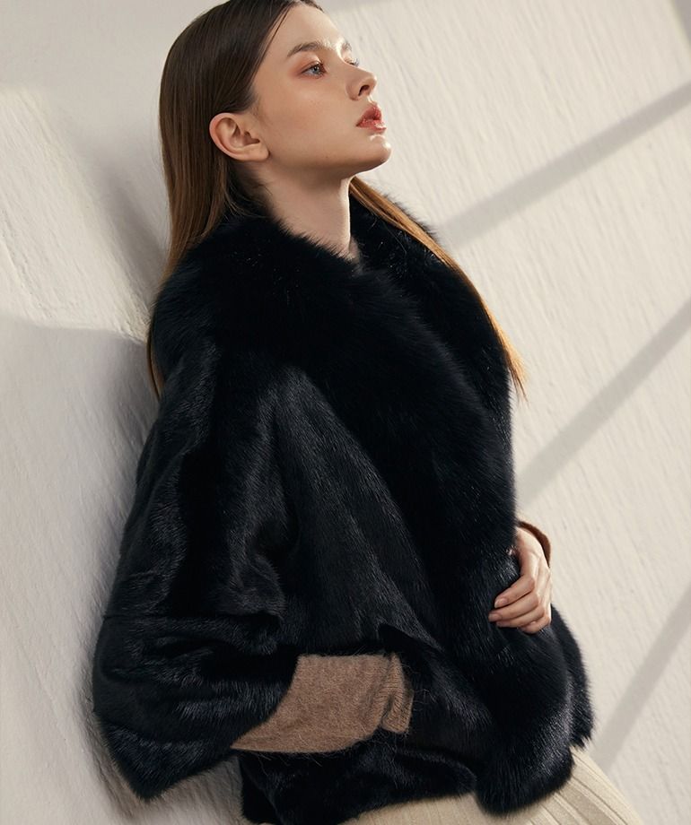 [최초69만원]셀렙샵 에디션 사가폭스 휘메일 풀스킨 밍크자켓