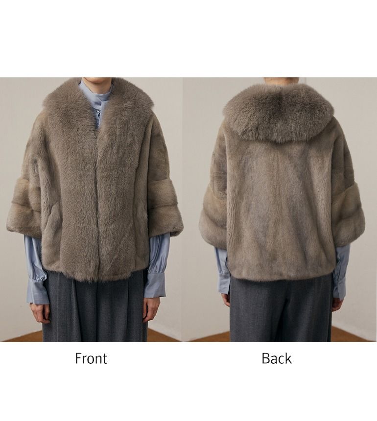 [최초69만원]셀렙샵 에디션 사가폭스 휘메일 풀스킨 밍크자켓