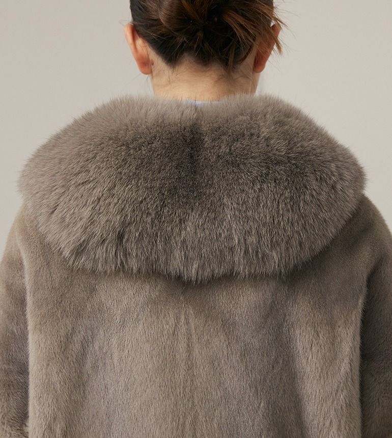 [최초69만원]셀렙샵 에디션 사가폭스 휘메일 풀스킨 밍크자켓