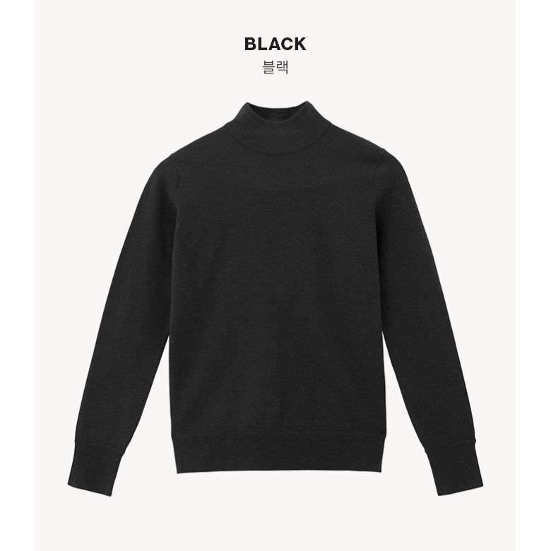 [온플] 까사렐 23FW 캐시미어 블렌디드 모크넥 니트 4종