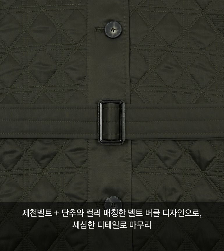 [최초가139,000원]셀렙샵 에디션 22FW 퀼팅 자수 코트