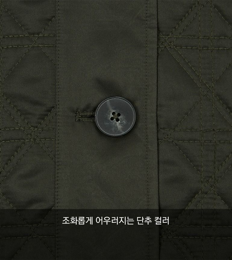 [최초가139,000원]셀렙샵 에디션 22FW 퀼팅 자수 코트