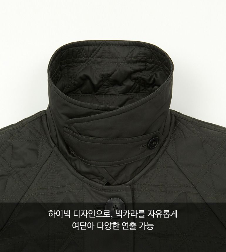 [최초가139,000원]셀렙샵 에디션 22FW 퀼팅 자수 코트