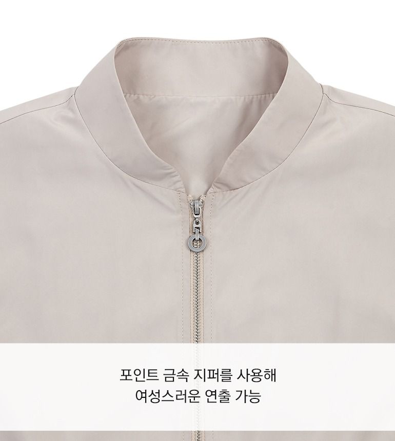 2.2[최초가79,900]니트블럭 셔링 점퍼