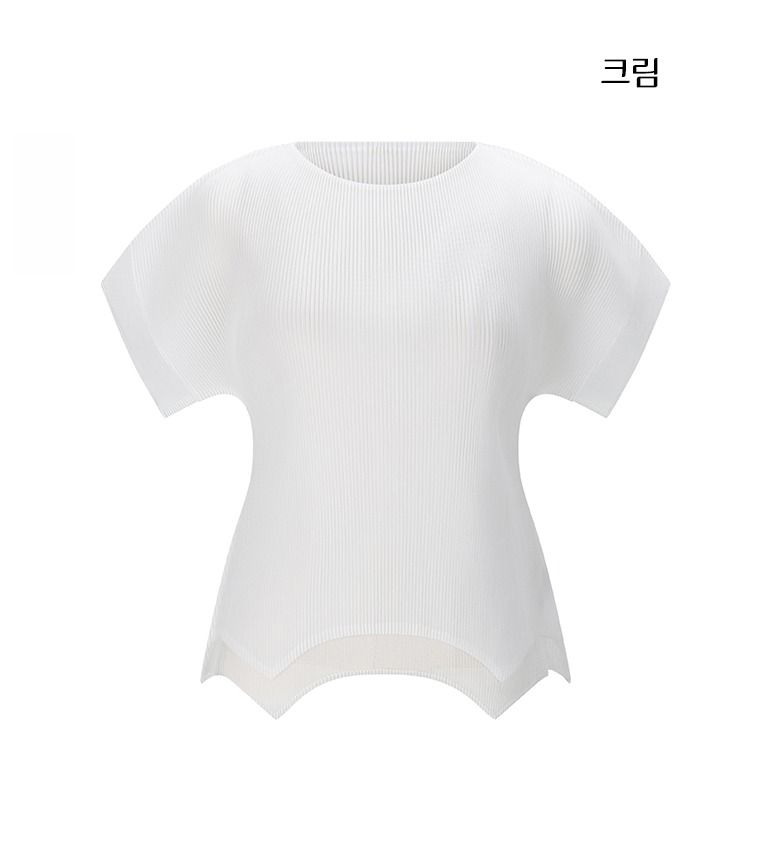 [최초가 69,900]X요이츠 26SS 플리츠 레이어드 블라우스