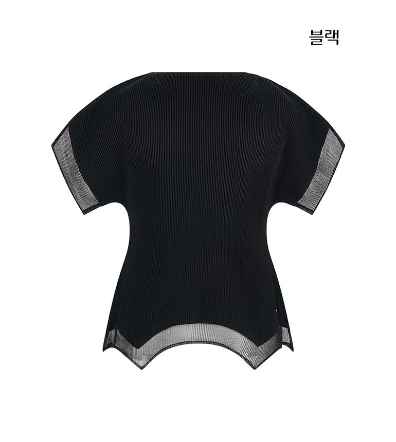 [최초가 69,900]X요이츠 26SS 플리츠 레이어드 블라우스