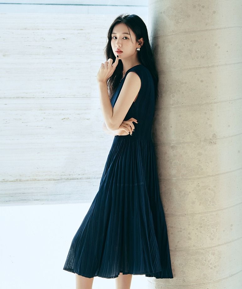 [최초가99,000]X요이츠 26SS 로맨틱 플리츠 원피스