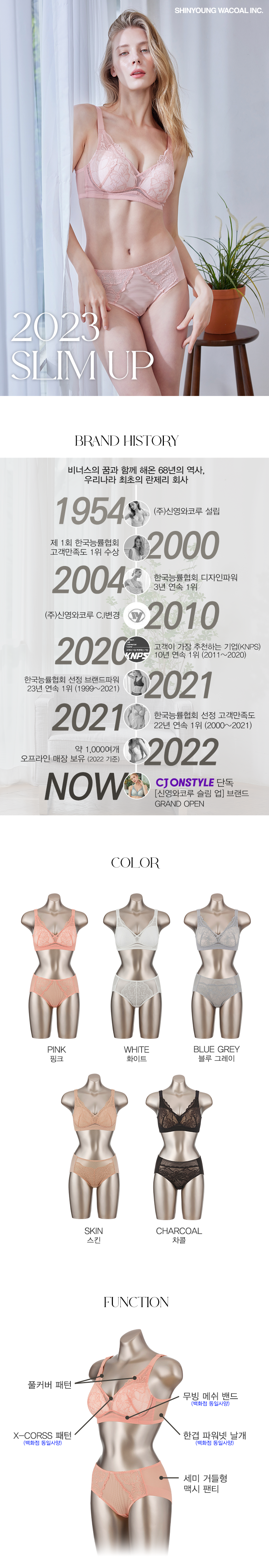 ★CJ단독★신영와코루 슬림업 시그니처 핏 V11