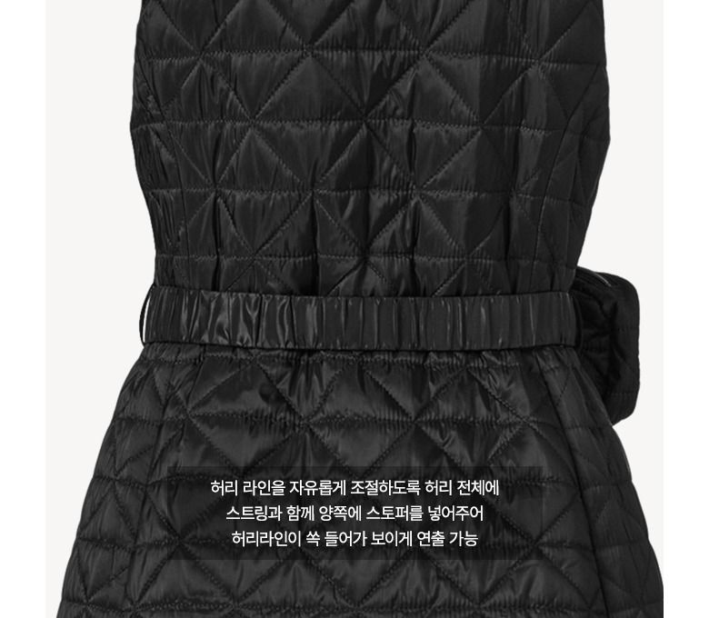 25FW 퀼팅 구스다운 패딩 원피스