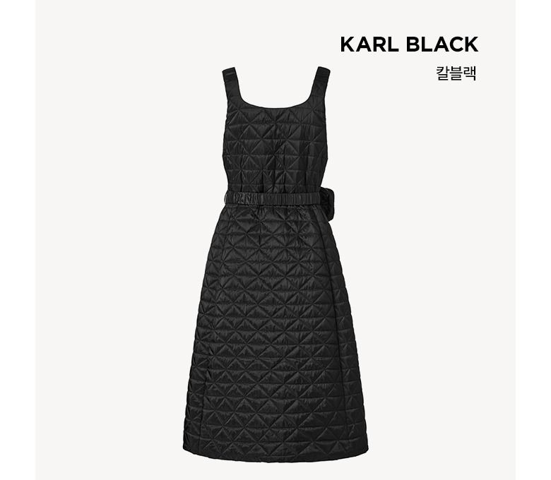 25FW 퀼팅 구스다운 패딩 원피스
