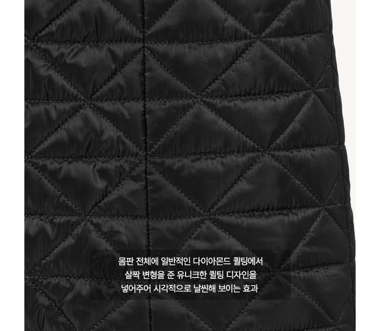 25FW 퀼팅 구스다운 패딩 원피스