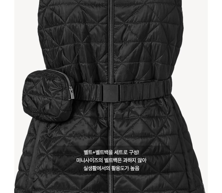25FW 퀼팅 구스다운 패딩 원피스