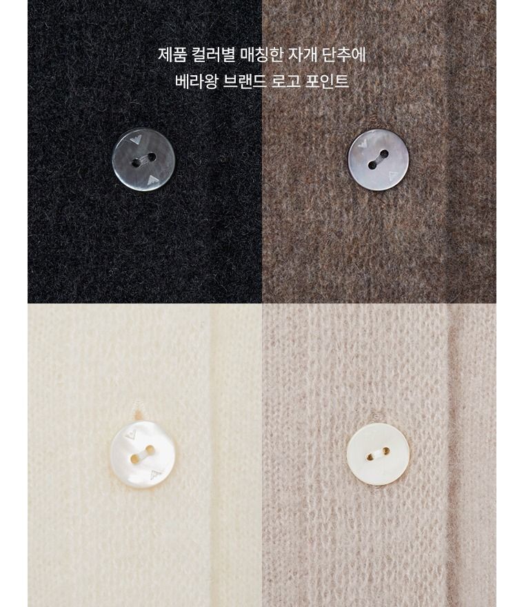 26FW 캐시미어100 샬롯 홀가먼트 가디건