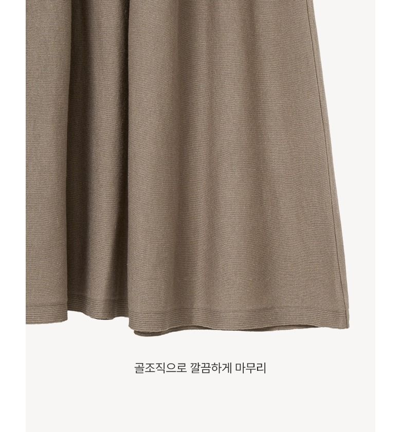 [최초가 99,000원] 26SS 린넨 블렌디드 티어드 니팅 롱 원피스
