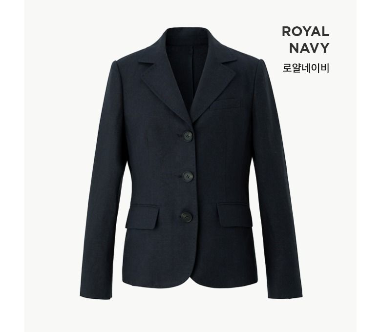 [최초가89,000원▼] 칼라거펠트 SS 린넨블렌드 테일러드자켓