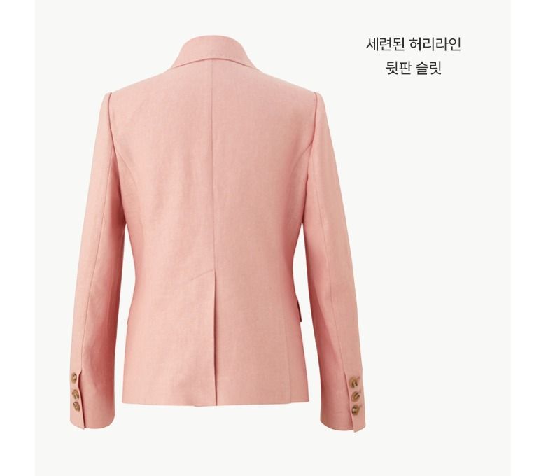 [최초가89,000원▼] 칼라거펠트 SS 린넨블렌드 테일러드자켓