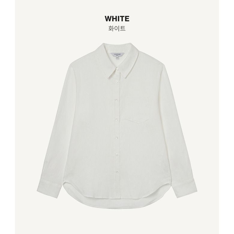 [최초가 79,900원] 25SS 프렌치린넨100 루즈핏 셔츠 2종.