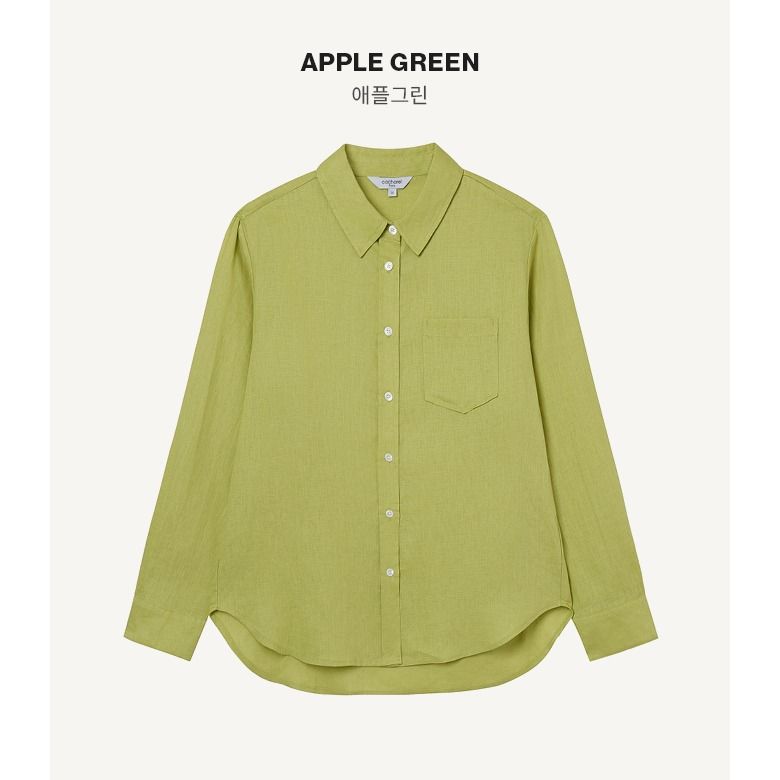 [최초가 79,900원] 25SS 프렌치린넨100 루즈핏 셔츠 2종.
