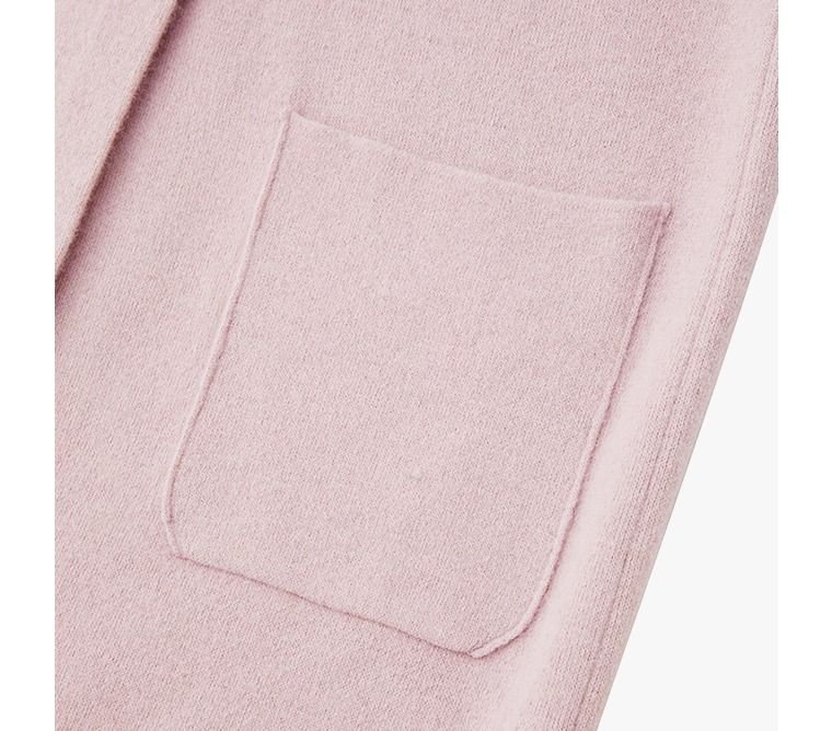 [센존블루라벨] 라쿤울 블랜디드 니트코트