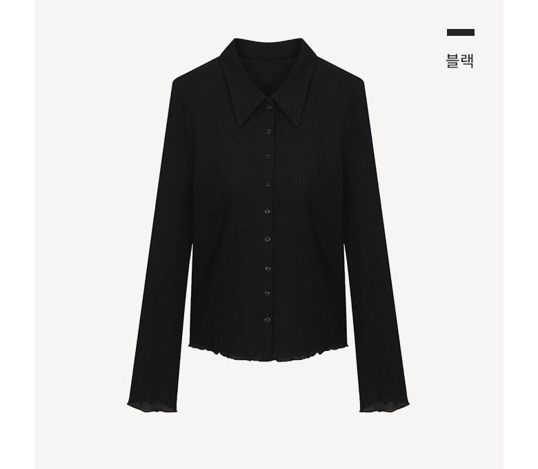 [최초가79,900원] 텍스쳐드셔츠 블라우스 3종