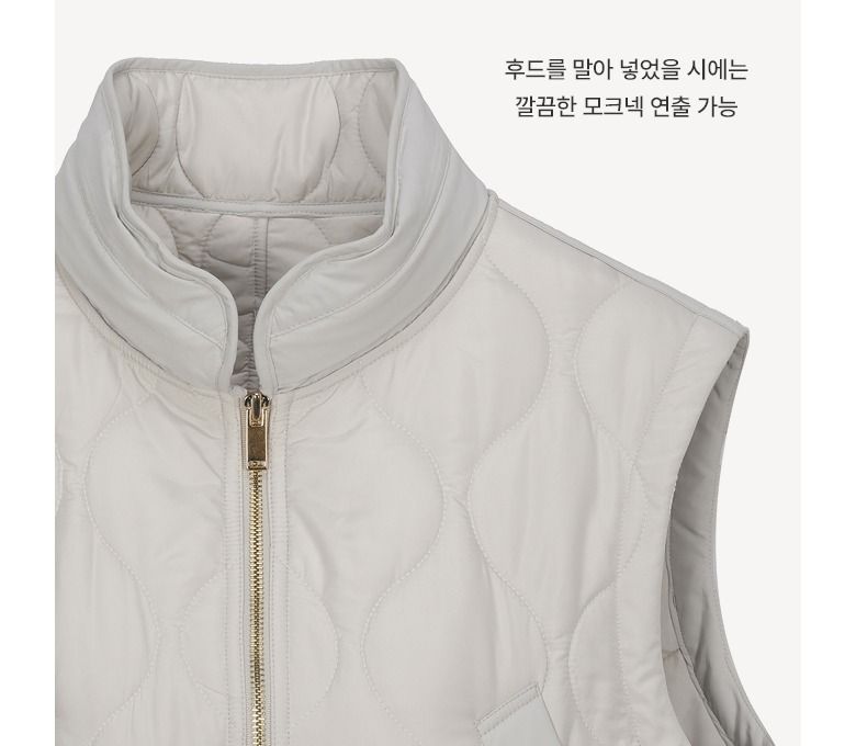 [The AtG] 더엣지 23FW 후드 퀼팅 베스트