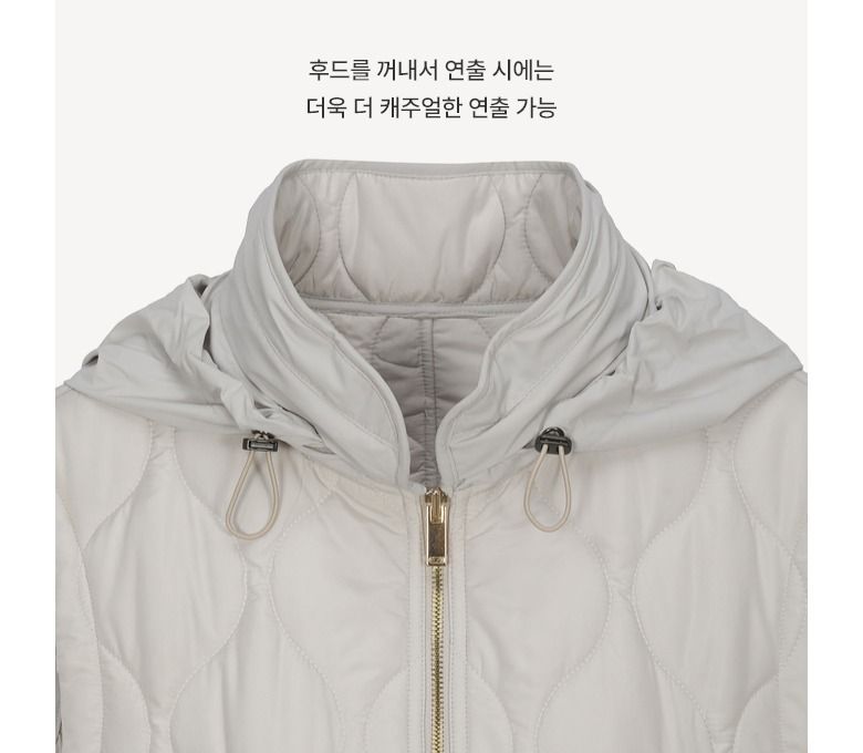 [The AtG] 더엣지 23FW 후드 퀼팅 베스트