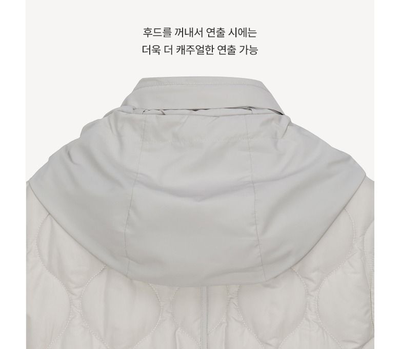 [The AtG] 더엣지 23FW 후드 퀼팅 베스트