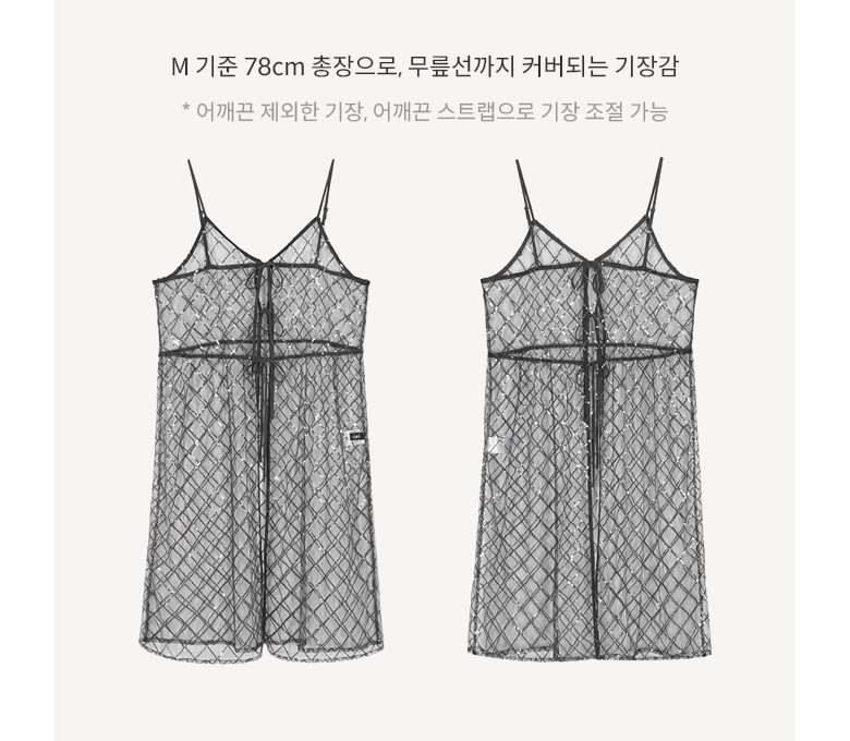 [최초가59,900원]스팽글 레이어드 원피스