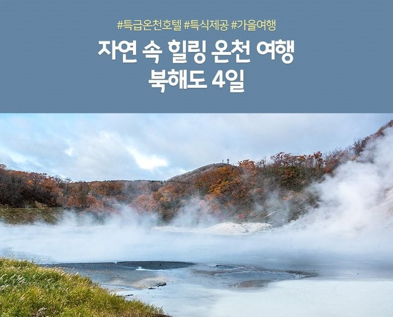 [노랑풍선] 프리미엄 북해도 삿포로 / 노보리베츠 / 도야  4일