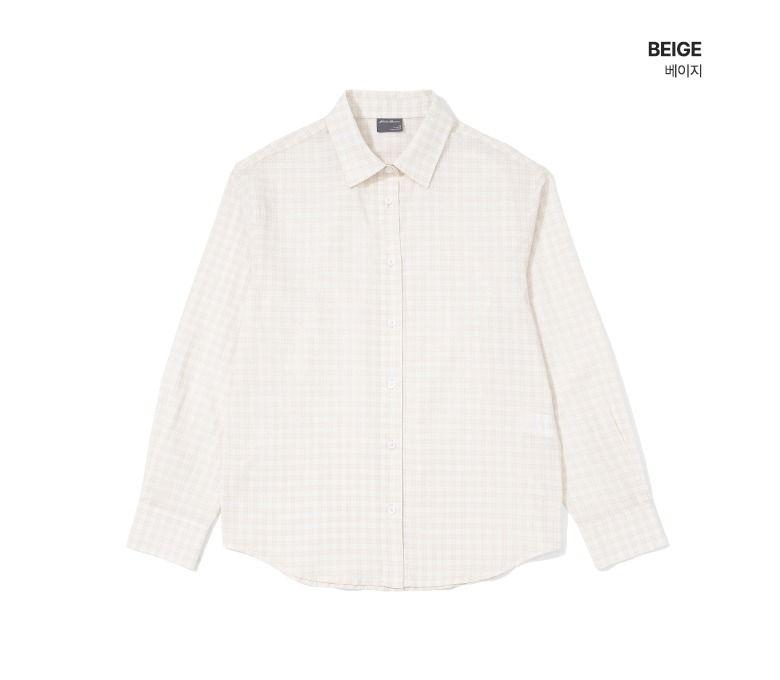 [최초가 79,000원] 26SS 에어코튼 체크셔츠 2종 여성