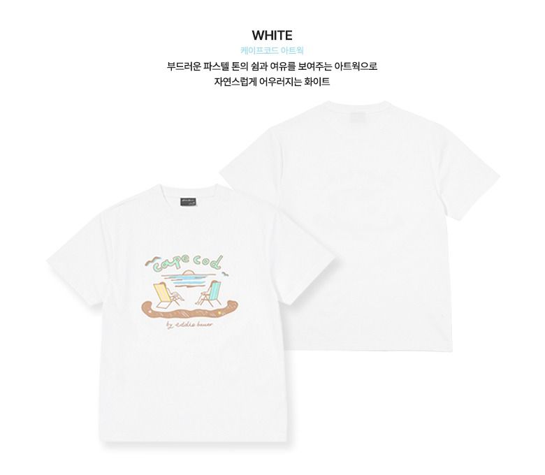 [최초가 89,000원]Originals 26SS 케이프코드 티셔츠 4종 여성