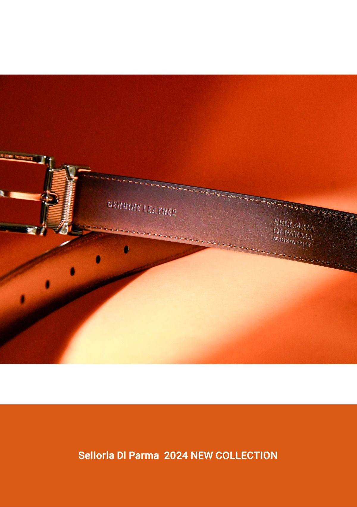 [이태리공식수입] 샐러리아디파르마 에피 블랙 남성 가죽벨트