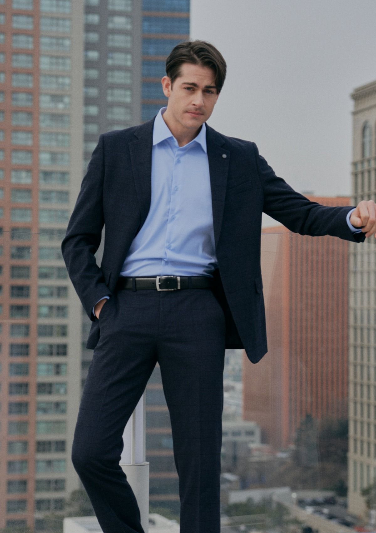 [이태리공식수입] 샐러리아디파르마 에피 블랙 남성 가죽벨트