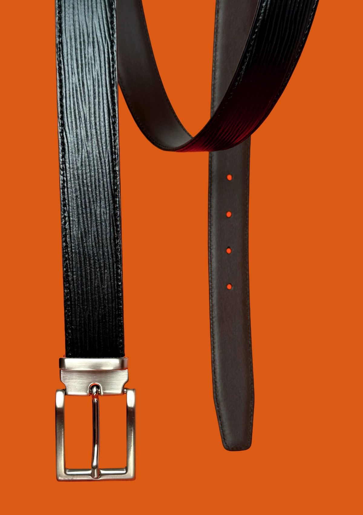 [이태리공식수입] 샐러리아디파르마 에피 블랙 남성 가죽벨트